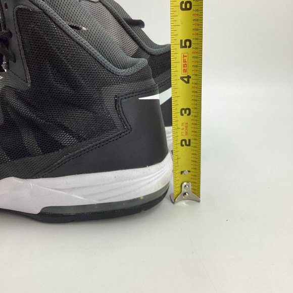 Nike Mens Sz 10.5 Max Air Step 2 Stutter Step 2 Black White Gray Basketball Shoe - Picture 11 of 15